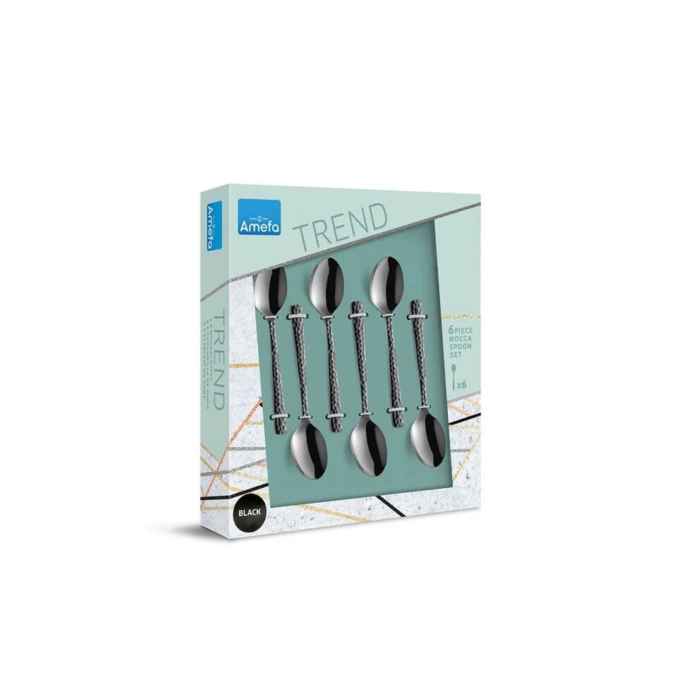 Amefa Felicity - 6 Theelepels - Zwart 3 Amefa Felicity - 6 Theelepels - Zwart - Afbeelding 3