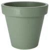 Pro Garden Plantenpot/bloempot - Tuin - Kunststof - Groen - D20 Cm