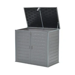 Garden Impressions Debas Containerkast 140x82x124 Cm Donker Grijs -Woonmeubelwinkel 1000092224 0103