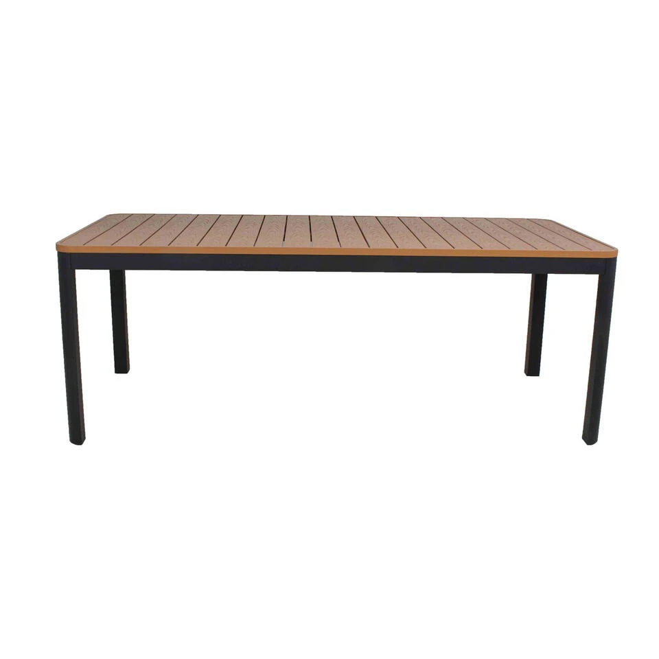 Giga Meubel Tuintafel Polywood 200cm - Aluminium Onderstel - Tafel Brent 1 Giga Meubel Tuintafel Polywood 200cm - Aluminium Onderstel - Tafel Brent