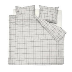Cinderella Dekbedovertrek Kody - Flanel - 200x200/220 Cm - Off White