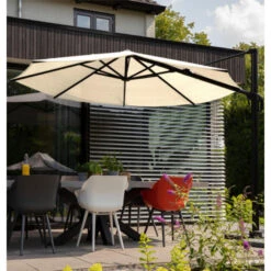 Nesling Coolfit Zweefparasol 3,0 X 3,0m, Gebroken Wit 7 Nesling Coolfit Zweefparasol 3,0 X 3,0m, Gebroken Wit -Woonmeubelwinkel 1000096432 0103