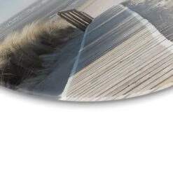 Glasschilderij Pad Door De Duinen Ø 50 Cm Blauw -Woonmeubelwinkel 1000097294 0103