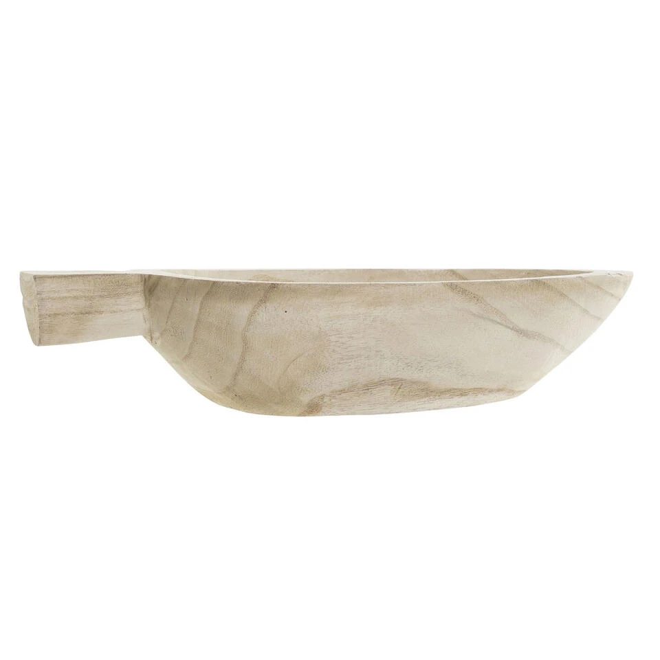 Items Tafel Schaal - Hout - 39 Cm 3 Items Tafel Schaal - Hout - 39 Cm - Afbeelding 3