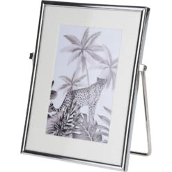 Merkloos Fotolijstje - Metaal - Zilverkleurig - Voor Foto Van 15 X 20 Cm