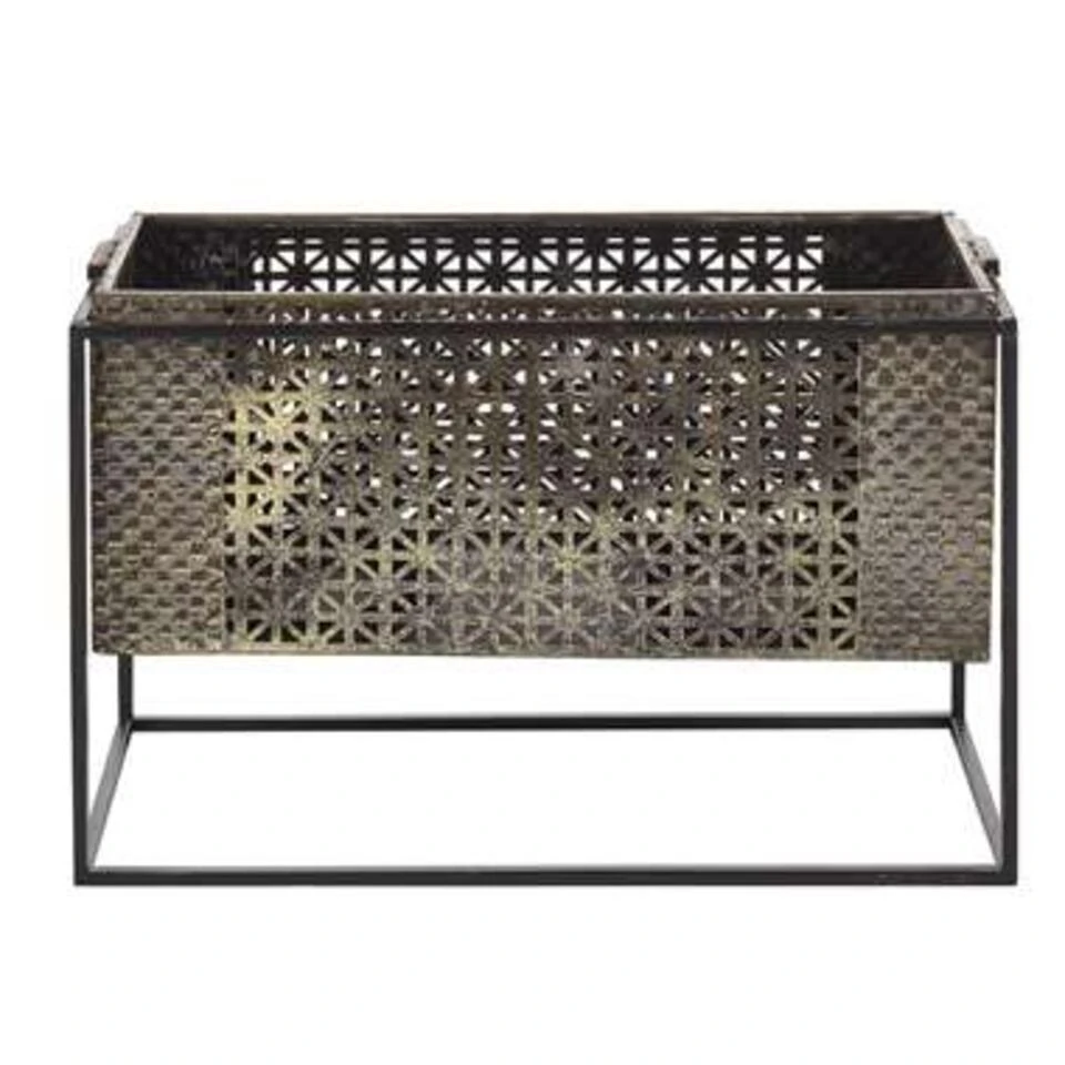 Beliani Kandelaar AMAMI - Goud Metaal 1 Beliani Kandelaar AMAMI - Goud Metaal