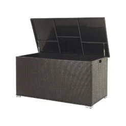 Beliani Kist MODENA - Bruin Pe Rotan