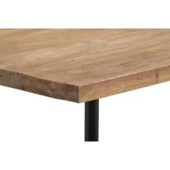 Bartafel Jimmy - Zwart/naturel - 105x60x110 Cm -Woonmeubelwinkel 11937008 9000