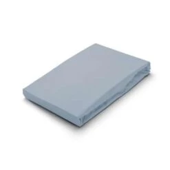 Byrklund - Hoeslaken Katoen - 90x200 Cm - Blauw -Woonmeubelwinkel 1267064560 0102