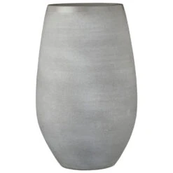 Mica Decorations Vaas - Grijs - Keramiek - 26 X 40 Cm