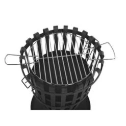 Beliani Vuurkorf Voor Hout PULO - Zwart Staal 7 Beliani Vuurkorf Voor Hout PULO - Zwart Staal -Woonmeubelwinkel 1792250535 0103