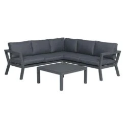 Garden Impressions San Luis Loungeset 3-delig - Donker Grijs
