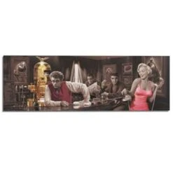 Schilderij Java Dreams Chris Consani 52x156 Cm Bruin