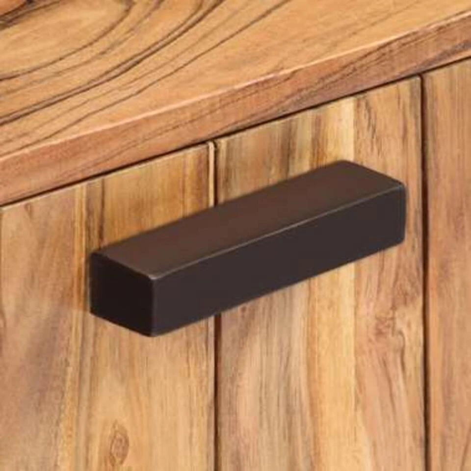 VidaXL Salontafel 90x50x45 Cm Massief Acaciahout 2 VidaXL Salontafel 90x50x45 Cm Massief Acaciahout - Afbeelding 2