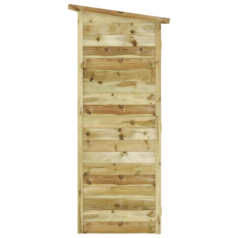 VidaXL Tuinschuur 182x76x175 Cm Geïmpregneerd Grenenhout 4 VidaXL Tuinschuur 182x76x175 Cm Geïmpregneerd Grenenhout - Afbeelding 4