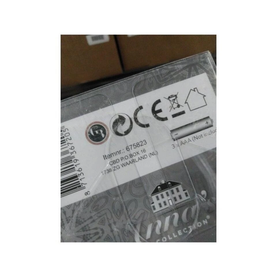 Anna's Collection Stompkaars - LED - Dansvlam - Rood - 12 Cm 4 Anna's Collection Stompkaars - LED - Dansvlam - Rood - 12 Cm - Afbeelding 4