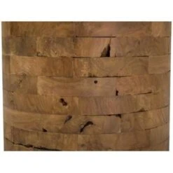 Beliani Bijzettafel BRANT - Lichte Houtkleur Teakhout -Woonmeubelwinkel 2d39d86b9d3641508f8f4ea6b9d70c31