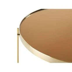 Beliani Bijzettafel LUCEA - Goud Veiligheidsglas, Ijzer -Woonmeubelwinkel 38a13c53e90e4ff2aafadf05ed3125e0