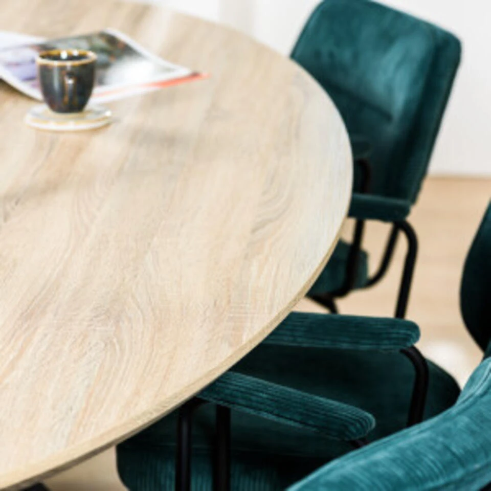 Hoyz Collection - Eetkamertafel A715 White Wash - 230x110x76 4 Hoyz Collection - Eetkamertafel A715 White Wash - 230x110x76 - Afbeelding 4