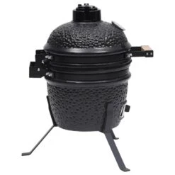 VidaXL Kamado Barbecue 2-in-1 56 Cm Keramiek Zwart -Woonmeubelwinkel 42d5055d6bb94b8281657ea78d44f1e6