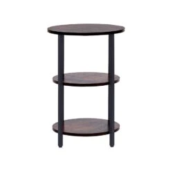 Beliani Bijzettafel TOLAR - Donkere Houtkleur Vezelplaat 7 Beliani Bijzettafel TOLAR - Donkere Houtkleur Vezelplaat -Woonmeubelwinkel 493f3b5eb8c5426aa69094c2c84278a7