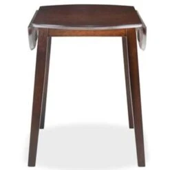 VidaXL Eettafel Inklapbaar Rond MDF Bruin -Woonmeubelwinkel 4d8538920bba49598ba587628b5c001c