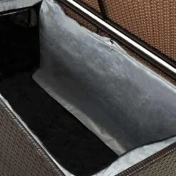 VidaXL Tuinbox 100x50x50 Cm Poly Rattan Bruin -Woonmeubelwinkel 4de6f91c4a574c059b49bc5284b167d5