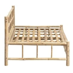 Palletbank Tarifa Bamboe - Naturel - 120x85x66 Cm -Woonmeubelwinkel 50205504 8000
