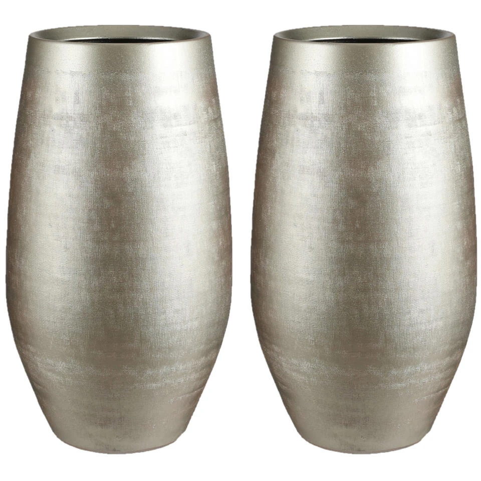 Mica Decorations Vaas Douro - Goudkleurig - Keramiek - 29 X 50 Cm 3 Mica Decorations Vaas Douro - Goudkleurig - Keramiek - 29 X 50 Cm - Afbeelding 3