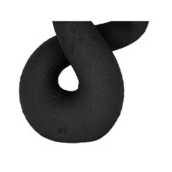 PRESENT TIME Ornament Abstract Art Knot - Zwart - 20x9,5x25,5cm -Woonmeubelwinkel 709ff89bdf1944328963f6bf645e2bcf