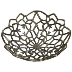 Beliani Decoratieve Schaal BABYLON - Zilver Aluminium 7 Beliani Decoratieve Schaal BABYLON - Zilver Aluminium -Woonmeubelwinkel 72daee691d29448693d22407ff4de6b0