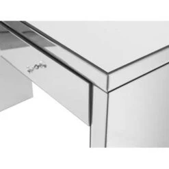 Beliani Consoletafel MARLE - Zilver Glas -Woonmeubelwinkel 7482e2a62a5b46228bffc844f7425577