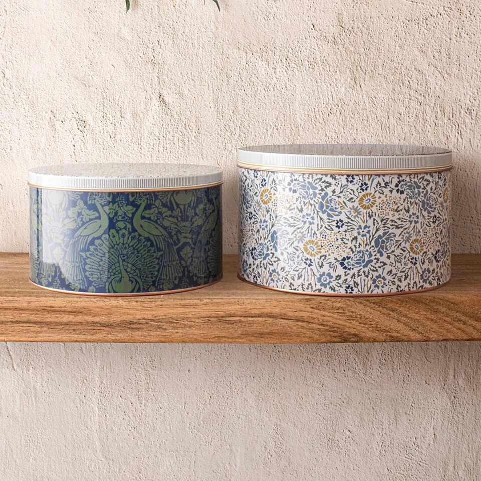 Laura Ashley Set 2 Blikken Daniela En Peacock Geel 3 Laura Ashley Set 2 Blikken Daniela En Peacock Geel - Afbeelding 3