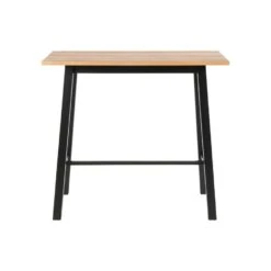 Bartafel Liden - Eiken/zwart - 105x58x117 Cm