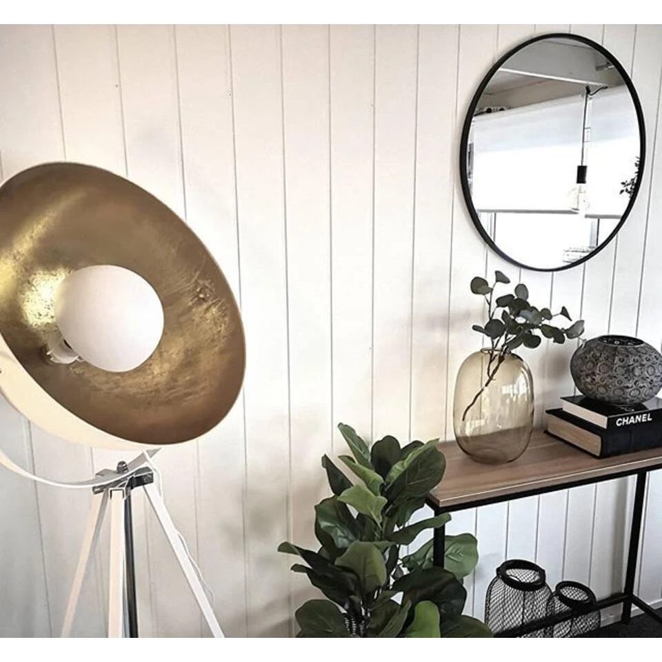 Beliani Consoletafel TULIA - Donkere Houtkleur Mdf 4 Beliani Consoletafel TULIA - Donkere Houtkleur Mdf - Afbeelding 4