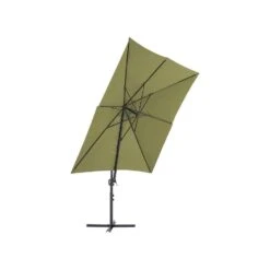 Beliani Cantilever Parasol MONZA II - Groen Polyester -Woonmeubelwinkel 902f77264d7e4ecbb585112418f5be56