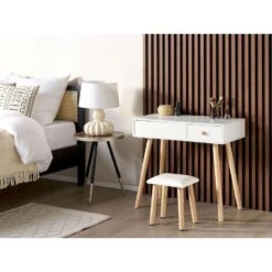 Beliani Kaptafel BOLLENE - Wit Vezelplaat -Woonmeubelwinkel 94c4c413b917469f9ed8b9fb1735cabf