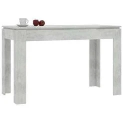 VidaXL Eettafel 120x60x76 Cm Spaanplaat Betongrijs -Woonmeubelwinkel 963266ded7e647b786242290c7d1c322