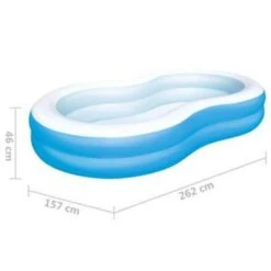 Bestway Familiezwembad Big Lagoon 262x157x46 Cm -Woonmeubelwinkel 98ddcaa360804945abe7d71ad727ba8b