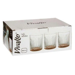 Vivalto - Drinkglazen Exotic Collection Set 6x Op Brons Base 330 Ml -Woonmeubelwinkel b192b54af7234fd38c62e15f6e69af64