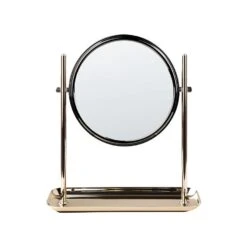 Beliani Make-up Spiegel FINISTERE - Goud Ijzer, Glas -Woonmeubelwinkel baa74c5b73db4bfd884d466f89ff869d