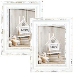 Zep Fotolijstje - Wit Met Ophangketting - Hout - Foto Van 20 X 30 Cm -Woonmeubelwinkel be5baf60aed34078a4bb4eeebc5c1769