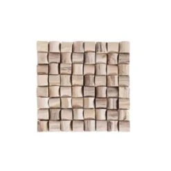 Beliani Bijzettafel CAJEME - Lichte Houtkleur Teakhout -Woonmeubelwinkel cadffbb829914548a88c4d7e5c47c66c