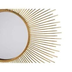 Beliani Wandspiegel CILLY - Goud Metaal -Woonmeubelwinkel cb1f8560555f42fdbc3648519c1440f3