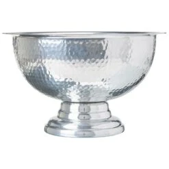 Beliani Decoratieve Schaal TIWANAKU - Zilver Aluminium -Woonmeubelwinkel d8776784adeb4b279e6b9da6b010fd44