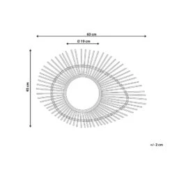 Beliani Wandspiegel BARIO - Natuurlijk Bamboehout 6 Beliani Wandspiegel BARIO - Natuurlijk Bamboehout -Woonmeubelwinkel ddd319f0d6dd4a6d9de6ea6f56175d28