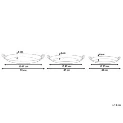 Beliani Decoratieve Schaal DEORIA - Goud Ijzer -Woonmeubelwinkel e3aee87c628e46ce985c1346a54aa606