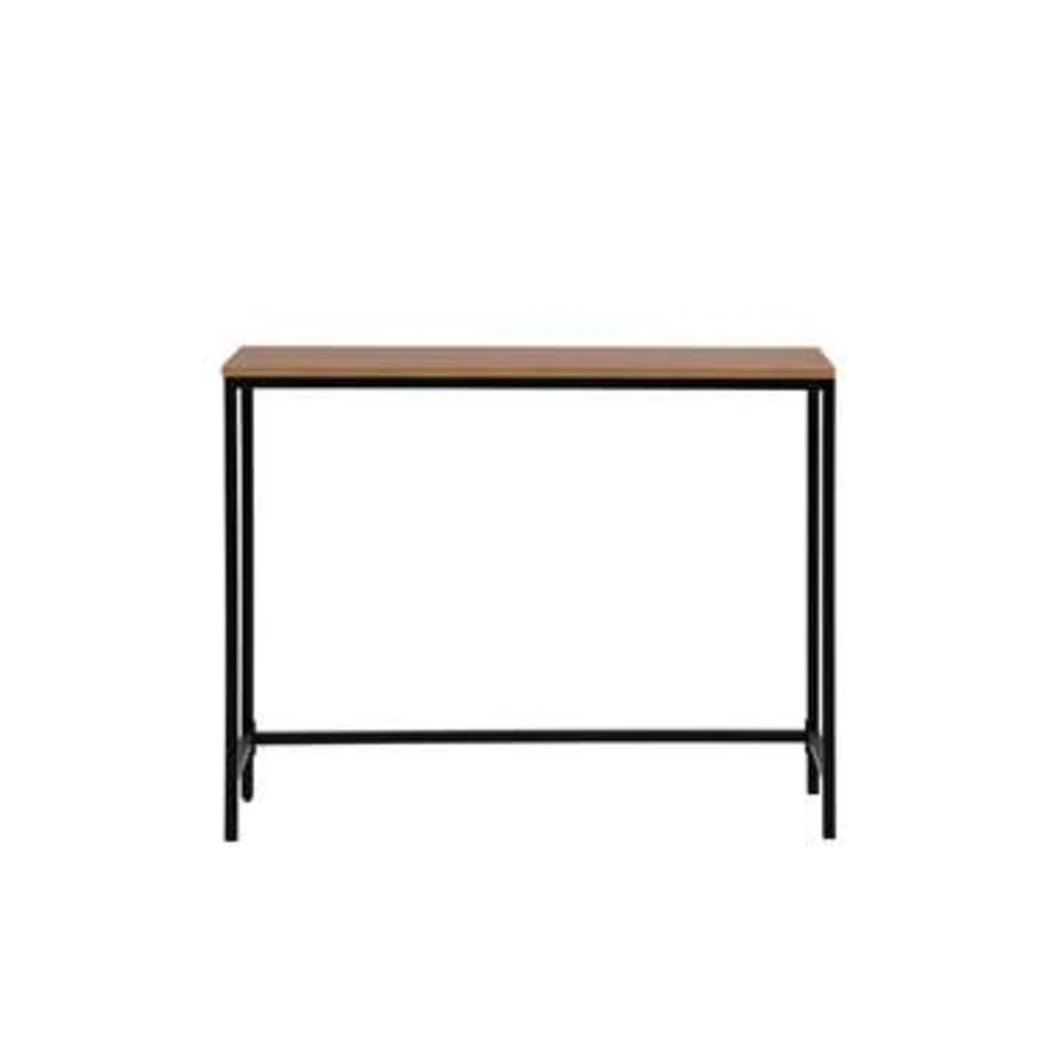 Beliani Consoletafel TULIA - Donkere Houtkleur Mdf 2 Beliani Consoletafel TULIA - Donkere Houtkleur Mdf - Afbeelding 2