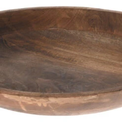 H&S Collection Kaarsenplateau/dienblad - Mango Hout - D40 X H7 Cm -Woonmeubelwinkel f6d0650aa7fa4e2ebb0850dd2008a89f